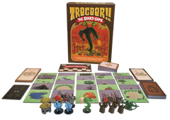 Trogdor the Board Game phote with plastic minatures and cards